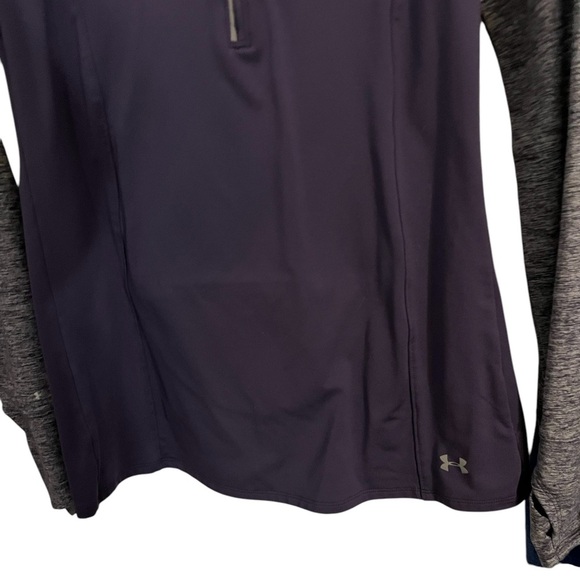 Under Armour Purple and Grey Cold Gear Half Zip Jacket SM/P - Picture 3 of 6